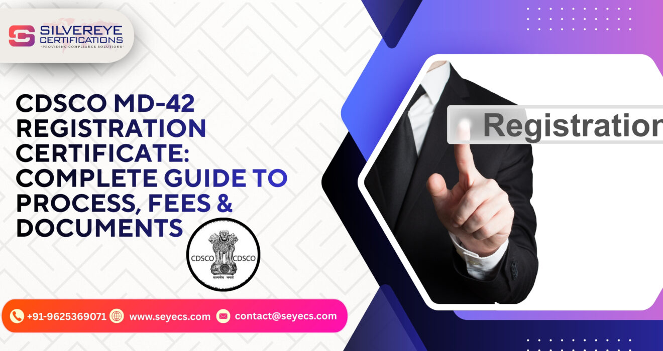CDSCO MD-42 Registration Certificate