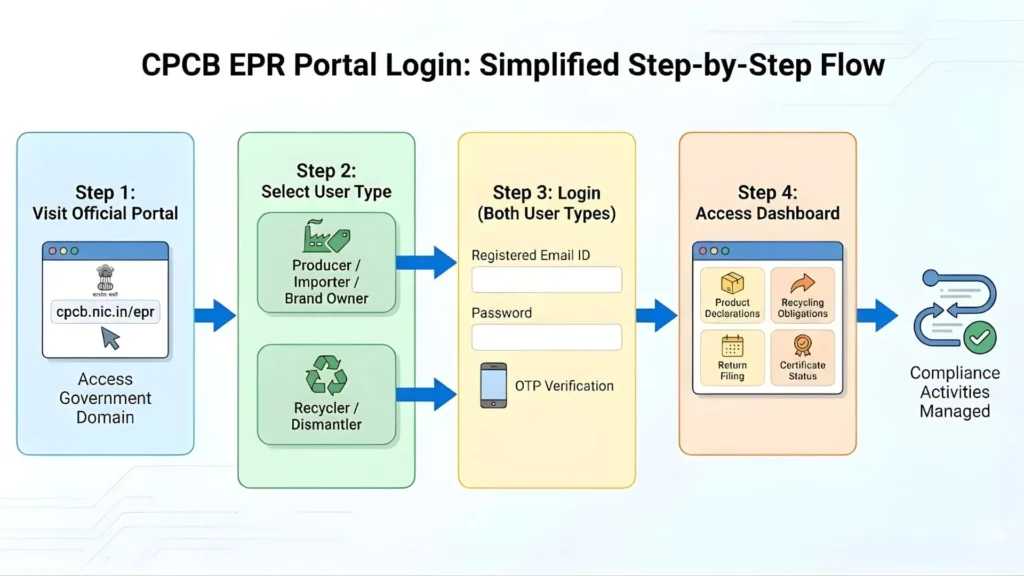 CPCB EPR Portal login