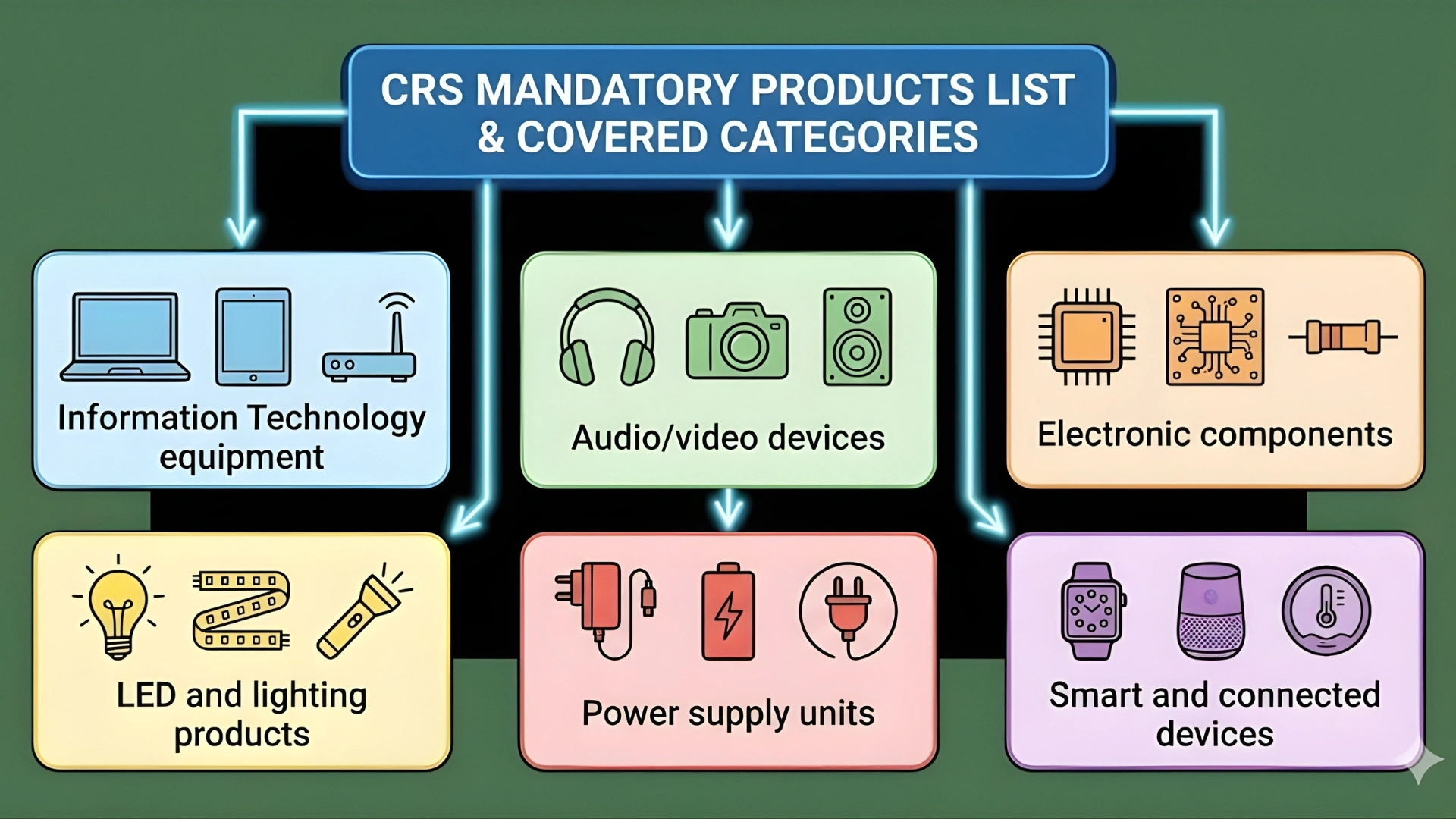 bis crs mandatory products list